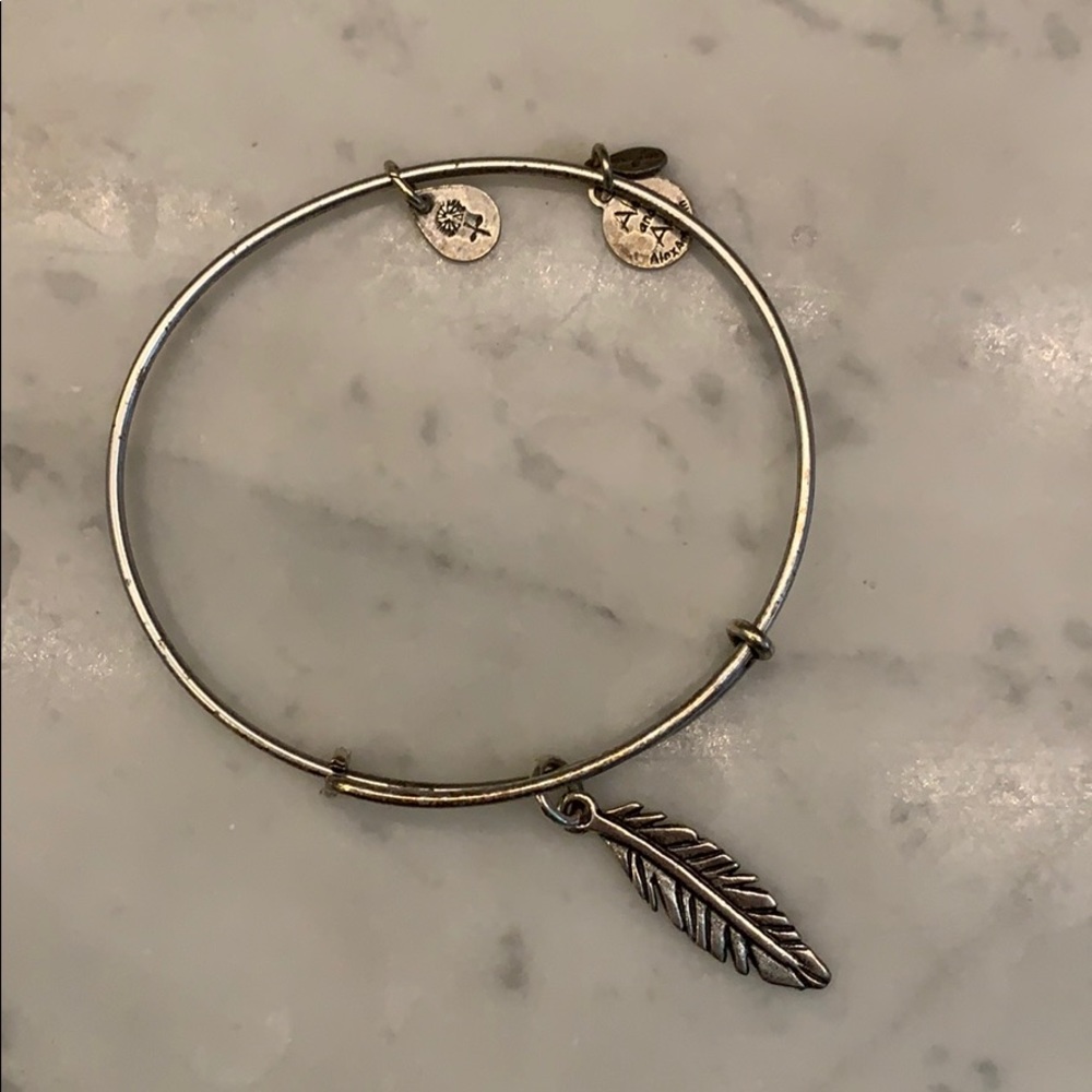 Alex and ani feather bracelet